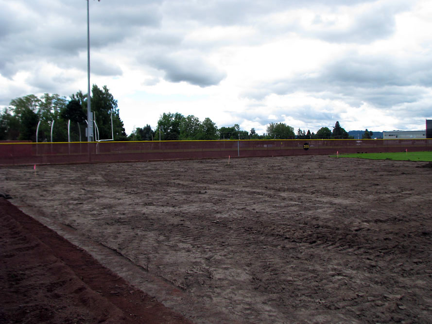 Linfield College - New Outfield for Baseball Field - Slide 7